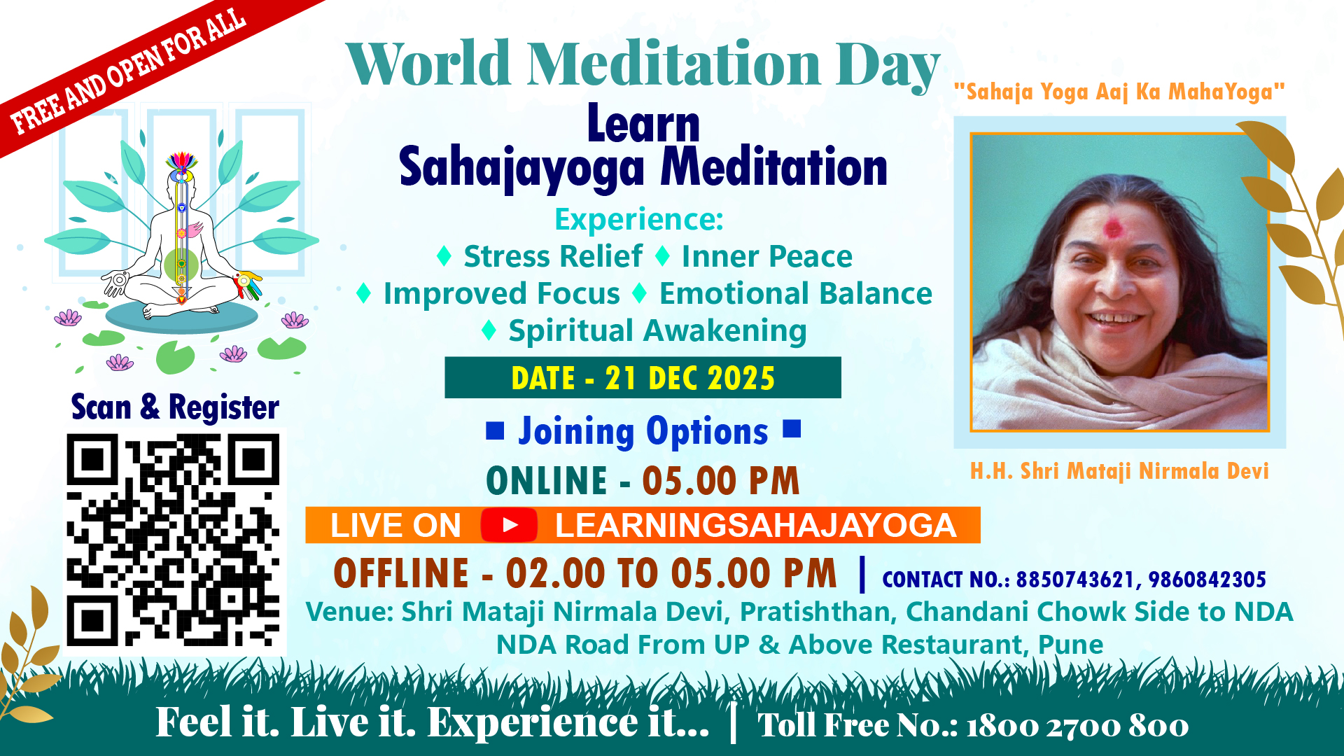 World Meditation Day Live Stream